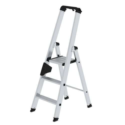 Scaletta portatile - 0401 series - Munk Günzburger Steigtechnik - in alluminio / 3 gradini / 5 gradini