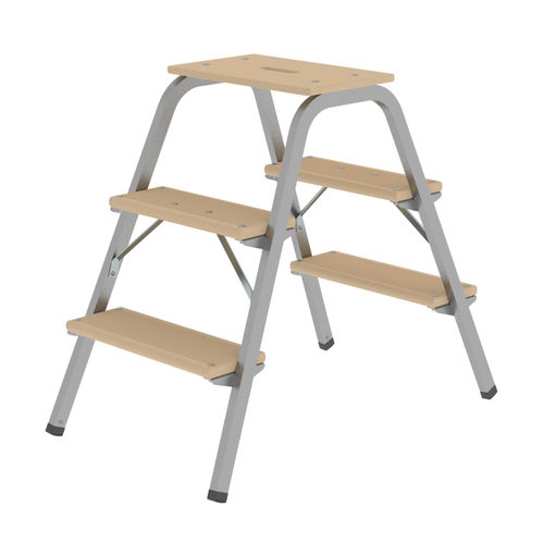 Scaletta in legno - 03900 series - Munk Günzburger Steigtechnik - 3 gradini / 2 gradini / 4 gradini