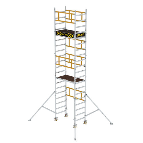 Ponteggio a torre amovibile - 125100 - Munk Günzburger Steigtechnik - per facciata / con scala / in alluminio