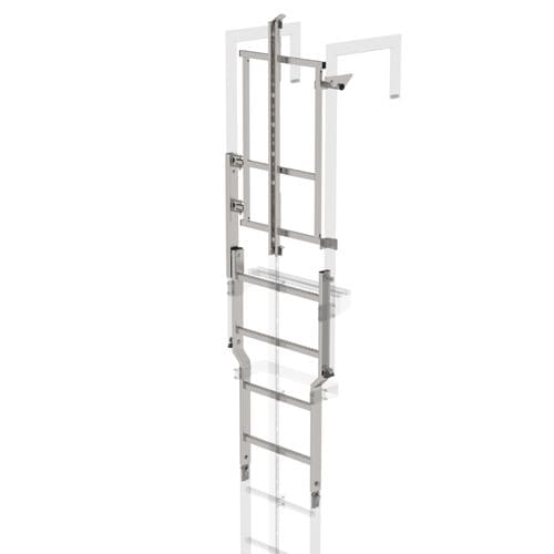 Porta scorrevole - 068506 - Munk Günzburger Steigtechnik - in acciaio inossidabile / in acciaio galvanizzato / per scala con gabbia di protezione