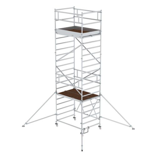 Ponteggio a torre amovibile - 1152 series - Munk Günzburger Steigtechnik - per facciata / modulare / con scala