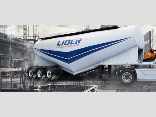 Rimorchio per cisterna - lider trailer - per cemento / per fango / a 4 assi