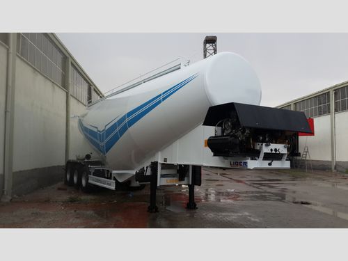 Rimorchio per cisterna - 48 M³ - lider trailer - per cemento / a 3 assi / con frenatura inerziale