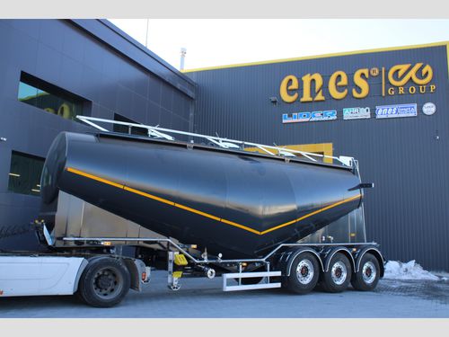 Rimorchio per cisterna - 29 M³ - lider trailer - per cemento / a 3 assi / con frenatura inerziale