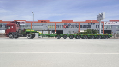 Rimorchio gooseneck - lider trailer - extra ribassato / da cantiere / più di 6 assi