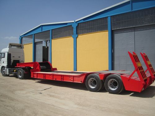 Rimorchio extra ribassato - lider trailer - a 2 assi