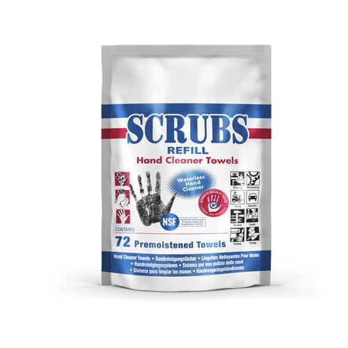 Salviettina igienica per mani - SCRUBS&reg; Refill Pack 72 - ITW Industrial Solutions - di pezzi / per attrezzi / per applicazioni industriali
