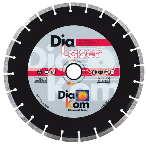 Disco da taglio per metallo - 130C series - DIAKOM - per calcestruzzo / diamantato / per materiali abrasivi