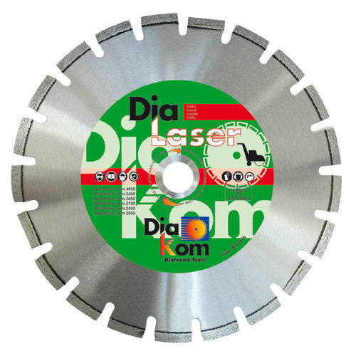 Disco da taglio per metallo - 033C series - DIAKOM - per calcestruzzo / diamantato / segmentato