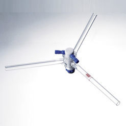 Rubinetto a 3 vie - S411530  - Synthware glass
