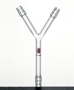 Connettore per tubi a Y - T110800   - Synthware glass - in vetro
