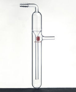 Provetta da laboratorio in vetro - B257040L  - Synthware glass - con gorgogliatore