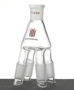 Adattatore da laboratorio per vetreria - D161420  - Synthware glass - allunga da distillazione