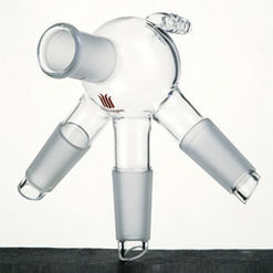 Adattatore da laboratorio per vetreria - D682440  - Synthware glass - allunga da distillazione