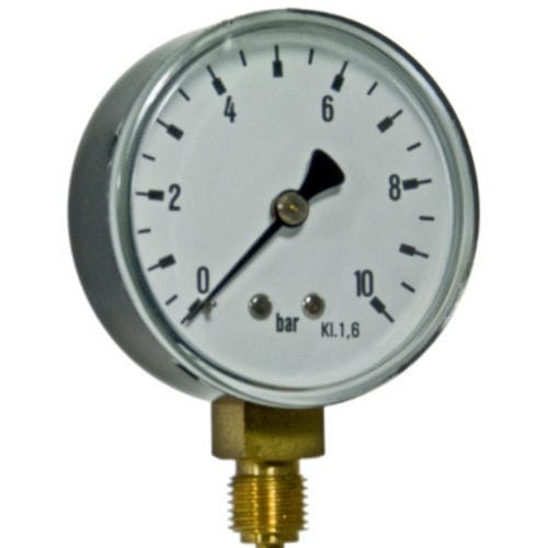 Manometro con quadrante - PMR02 series - PKP PROZESSMESSTECHNIK GMBH - filettato / in acciaio inossidabile / in ottone
