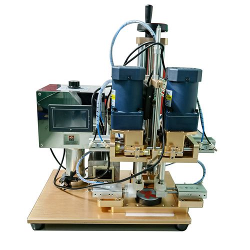 Tappatrice avvitatrice lineare - SCS - Guangzhou Promake Machinery Equipment Co., Ltd. - automatica / per bottiglie in vetro / per bottiglie in plastica