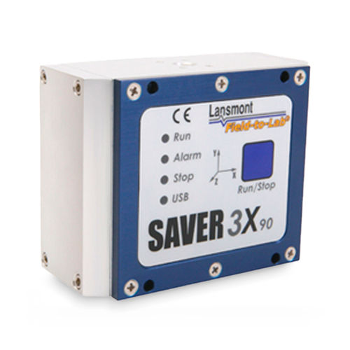 Data logger di temperatura e umidità - 3X90 - Lansmont - di vibrazioni / di urti / di accelerazione
