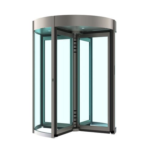 Porta girevole -  GLASS ROLL - Saima Sicurezza SpA - a libro / in acciaio inossidabile / in alluminio