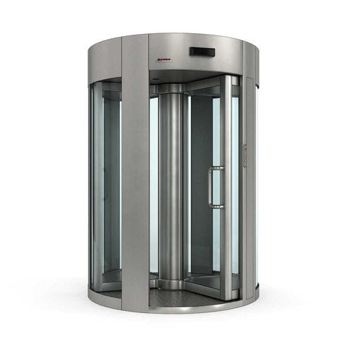 Porta girevole - Rotant IV - Saima Sicurezza SpA - in acciaio / vetrata / per interno