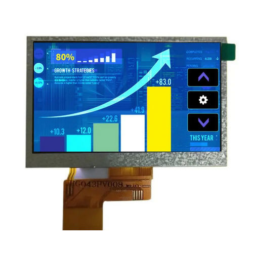 Modulo di visualizzazione TFT LCD - HG043HV008 - Shenzhen Hongguang Display Co., Ltd - IPS / touch screen / 480 x 272