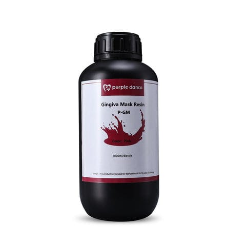 Resina per stampante 3D rosa - P-GM - Shenzhen Purple Dance Technology Co., Ltd. - odontoiatrica