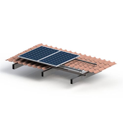 Sistema di fissaggio per impianti fotovoltaici tetto in tegole - Sun Rack solar