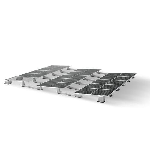 Sistema di fissaggio per impianti fotovoltaici per tetto piano - Industrial-XL - Sun Ballst - in calcestruzzo