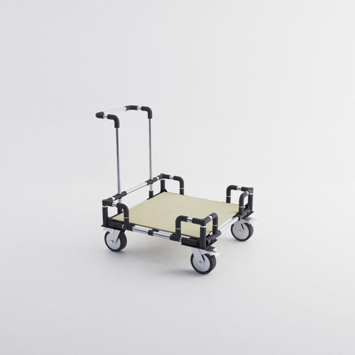 Carrello da trasporto - LOG-0104 - OPEX FACTORY - in acciaio / per pallet / porta-contenitori
