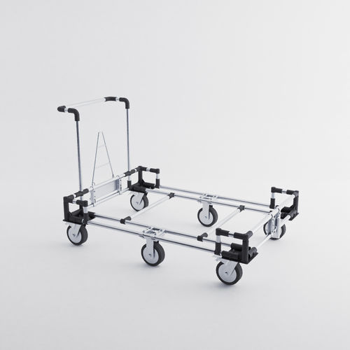 Carrello da trasporto - LOG-0102 - OPEX FACTORY - in acciaio / a piattaforma / per pallet