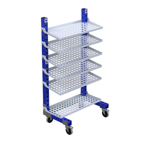 Scaffalatura per magazzino di stoccaggio - FQ-0306 - OPEX FACTORY - da trasporto / mobile / regolabile
