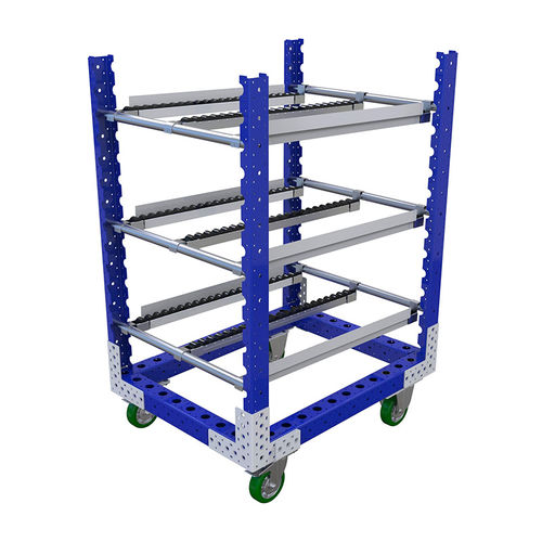 Scaffalatura per magazzino di stoccaggio - FQ-0305 - OPEX FACTORY - per movimentazione / da trasporto / con ripiani