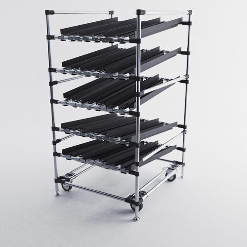 Scaffalatura per magazzino di stoccaggio - LOG-0304 - OPEX FACTORY - tubolare / mobile / su misura