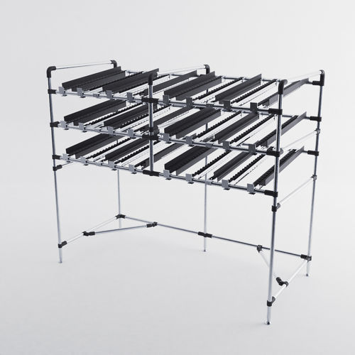 Scaffalatura per magazzino di stoccaggio - LOG-0303 - OPEX FACTORY - per movimentazione / da trasporto / mobile