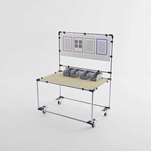Postazione di lavoro per assemblaggio - LOG0401 - OPEX FACTORY - mobile / su misura