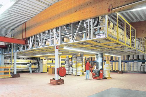 Magazzino rotante verticale - InterMat IM-VO2.1 - Intertex Maschinenbau Ingeborg Deiss GmbH & Co. - per rotoli
