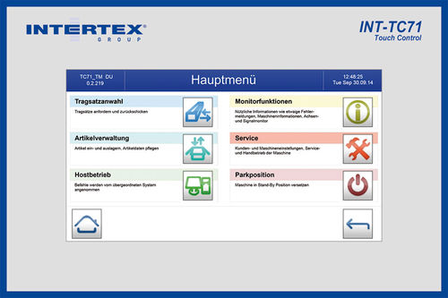 Software di gestione dei magazzini WMS - INT-WM - Intertex Maschinenbau Ingeborg Deiss GmbH & Co. - di regolazione / di ERP / per magazzino di stoccaggio automatico