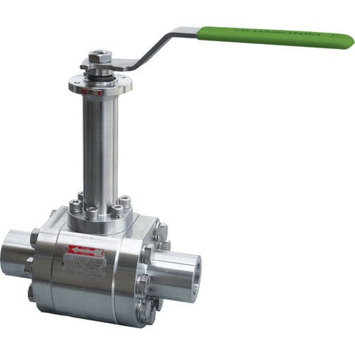 Valvola a sfera flottante - Z28W - HABONIM - a leva / 3 pezzi / per alte temperature