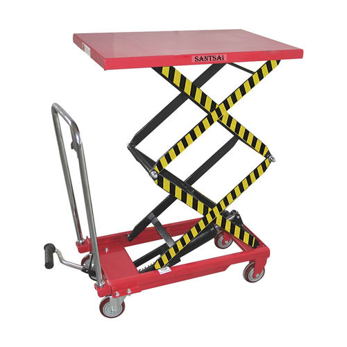Tavola elevatrice a doppia forbice - SPT15-127 - SANTSAI MACHIENRY - a pedale / mobile / per preparazione di ordini
