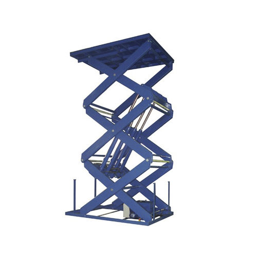 Tavola elevatrice a tripla forbice - ETW 3 series - SANTSAI MACHIENRY - elettrica / stazionaria / per carichi pesanti