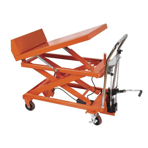 Tavola elevatrice basculante - TF F-1 series - SANTSAI MACHIENRY - a forbice / idraulica / manuale