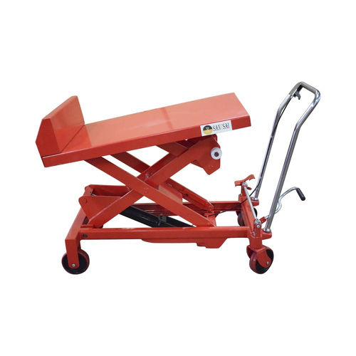 Tavola elevatrice basculante - TF F series - SANTSAI MACHIENRY - a forbice / idraulica / a pedale
