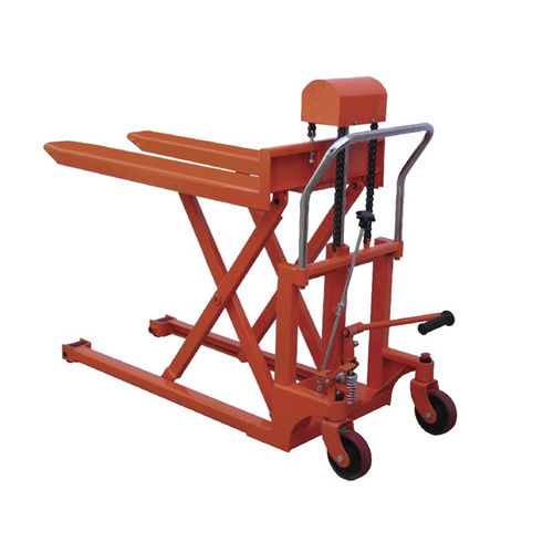 Accatastatore manuale - QSD series - SANTSAI MACHIENRY - idraulico / a timone con guida da terra / per magazzino