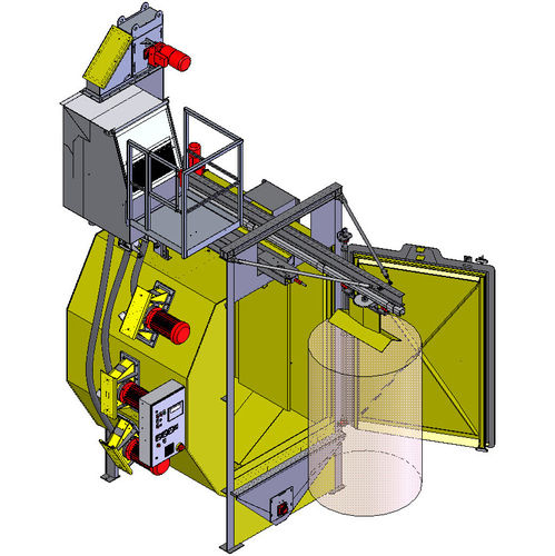 Granigliatrice a uncino - Capsor - RUMP STRAHLANLAGEN GmbH & Co. KG - per metallo / automatica