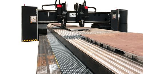 Centro di lavorazione 3 assi - TRF series - TECOI | Advanced Plate Processing Systems - verticale / di fresatura / di foratura