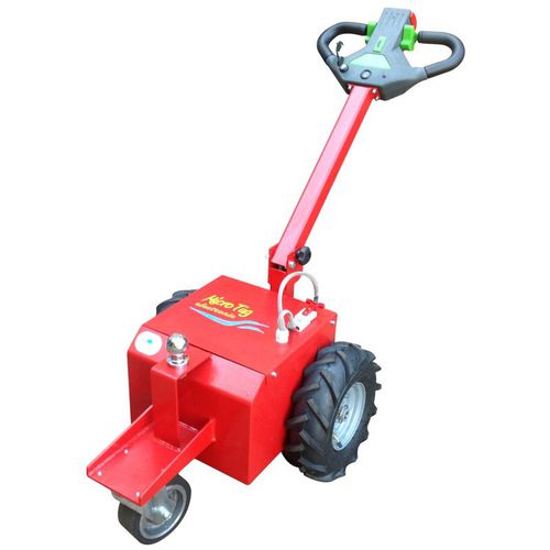 Trainatore elettrico - Micro tug - PMP di Olgiati Giuseppe - a 3 ruote / a timone con guida da terra / per rimorchio