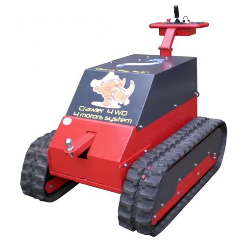 Trattore elettrico - Power Tug 4WD - PMP di Olgiati Giuseppe - cingolato / a timone con guida da terra / per rimorchio
