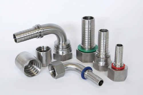 Raccordo di angolo - X series  - IMM Hydraulics - in acciaio inossidabile / per tubi flessibili