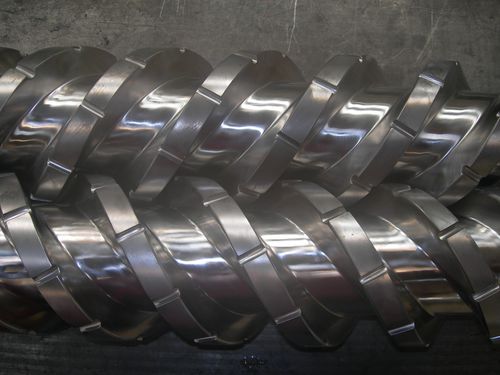 Doppia vite di estrusione in acciaio - Mecano Technique