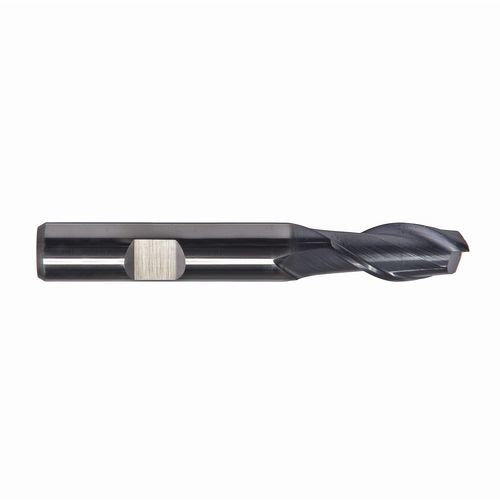 Fresa con taglio centrale - WS1035 series - DueCi SRL - a codolo / carburo solido / di sgrossatura