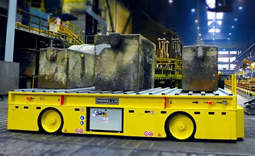 Carrello automatico - SGAI - MORELLO USA - per movimentazione / con ripiano / per carichi pesanti